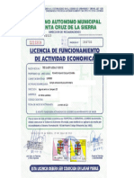 Licencia de Fucionamientp