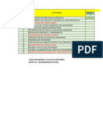 Diagrama de Gantt Desgranadora de Maiz