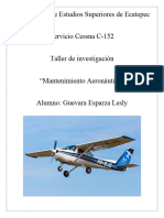 Ensayo "Servicio Cessna c-152"