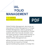 Global Porfolio Management HARIKA-3