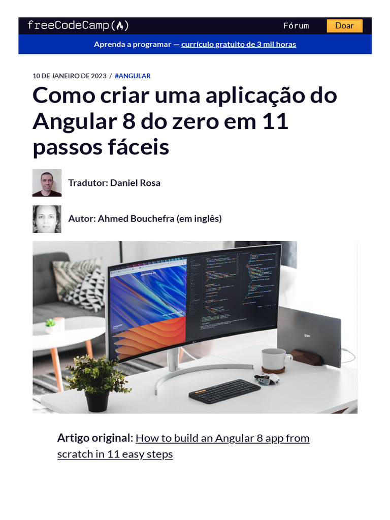 Criando App Angular 8 em 11 Passos | PDF | Desenvolvimento de software ...