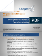 Organizational Behavior: Perception and Individual Decision Making