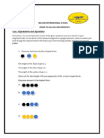 G7B Expressions and Equations Exercises