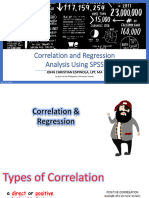 Correlation and Regression Analysis Using SPSS