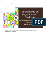 Applications of Logarithms in Real Life