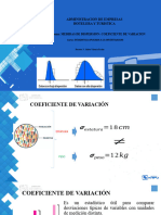 Medidas de Dispersion Coeficiente de Variacion