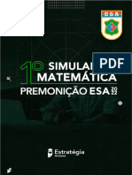 1º Simulado Premonição Matemática - ESA 2022 - Caderno de Questões