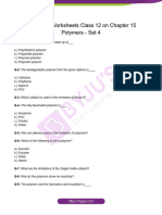 Polymers Worksheet Questions Set 4