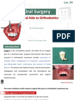 Oral Surgery4 Lec.24 Surgical Aids To Orthodontics