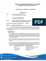 Informe DE APROBAcion de Expediente de Contratacion - PCA