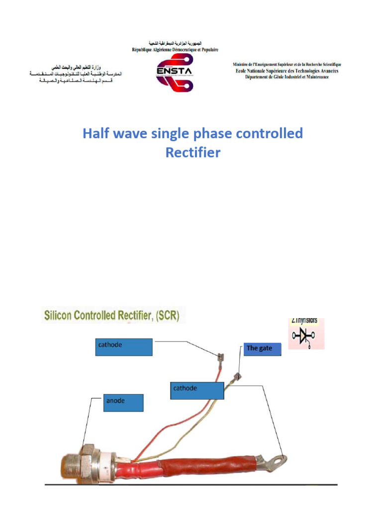 Chapter 3 Single Phase Controlled Rectifier | PDF | Science & Mathematics