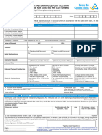 NRI TD and RD Account Opening Form