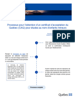 Processus Pour L'obtention D'un Certificat D'acceptation Du Québec (CAQ) Pour Études Au Nom D'enfants Mineurs