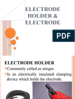 ELECTRODE HOLDER and ELECTRODE
