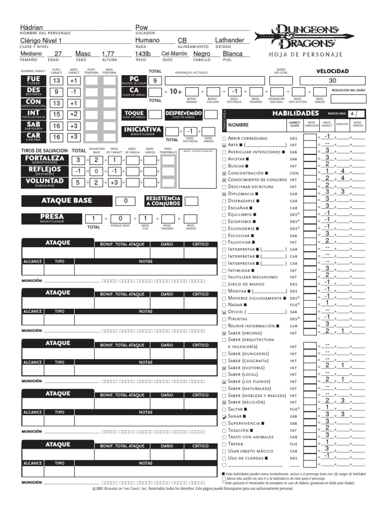 Hojas Dampd 35 Editable PDF