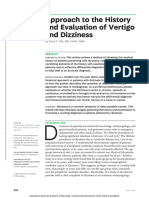 1-Approach To The History and Evaluation of Vertigo