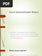 Excel Basics