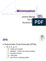 8 DFA Minimization