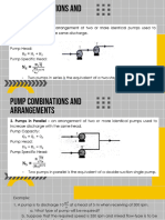 PUMP COMBINATIONS AND ARRANGEMENTS