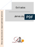 JAMES JOYCES. Exiliados. LUARNA EDICIONES