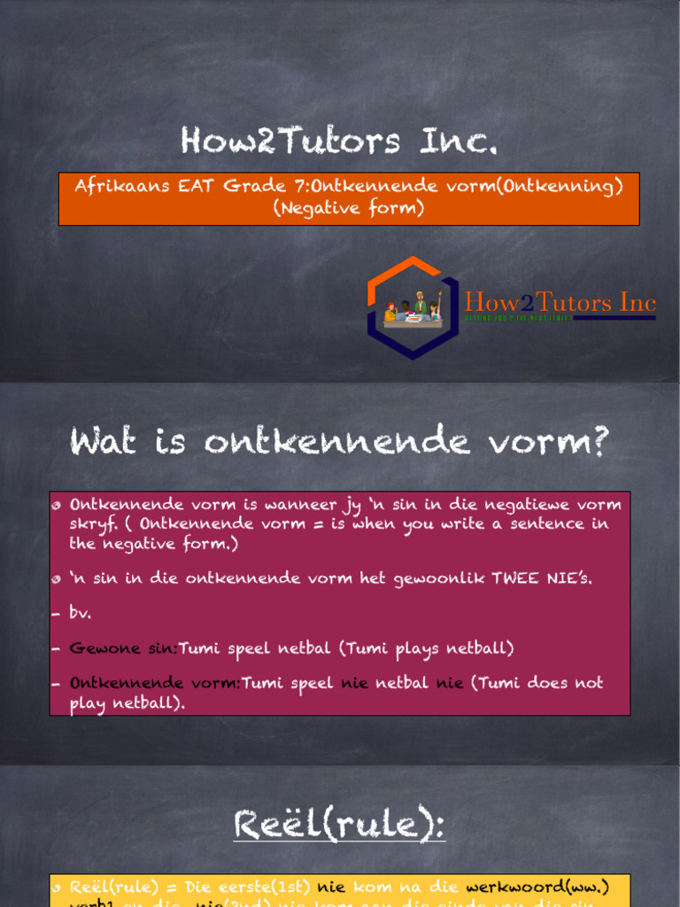 AfrikaansGrade7OntkenningVorm PDF