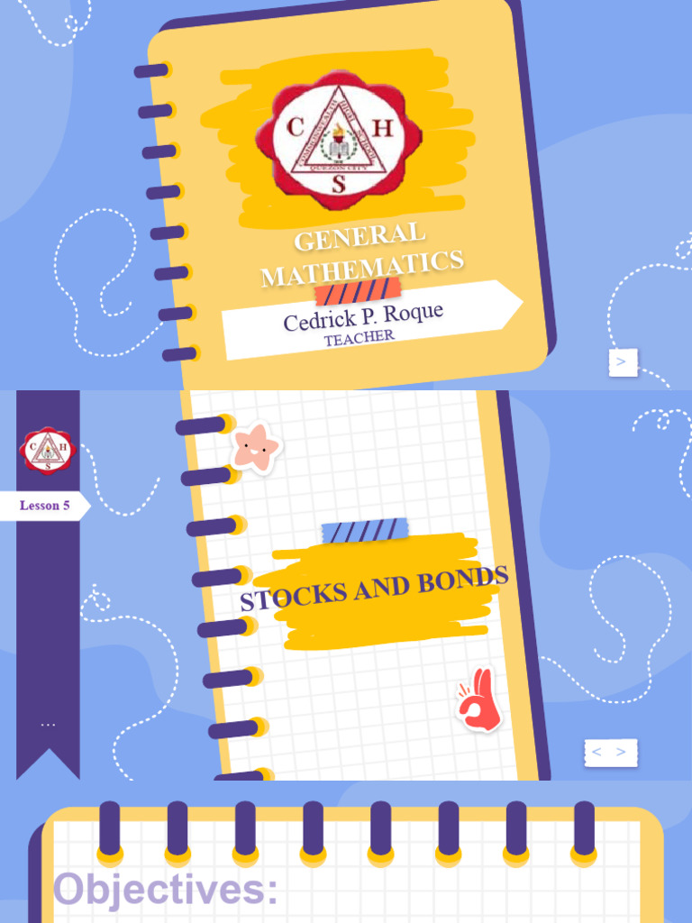 Lesson 5 Stocks and Bonds | PDF | Bonds (Finance) | Stocks