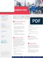 TOGAF 9 Foundation Datasheet 1 1