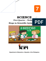 Science7 - q1 - Mod1 - Steps in Scientific Investigation - v5