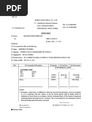 business contract