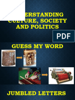 Understanding Culture Society and Politics PPT1 Autosaved Autosaved