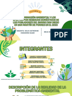 Contaminación Ambiental y Los Efectos Por Residuos Domésticos de Los Pobladores Del Barrio San Diego en San Martín de Porres en El 2023