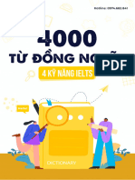 4000 Từ Đồng Nghĩa 4 Kỹ Năng