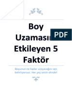 Boy Uzamasini Etkileyen 5 Faktor