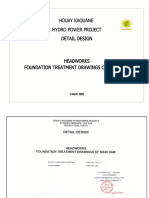 TS 056 - Headworks Foundation Treatment Drawing of Main Dam - DWG