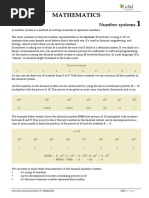 Number System Text Book 8th STD Vol 1