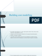 Building cost modelling