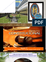 Lunes 28/marzo/2022: Derecho Constitucional Sección "I" Msc. María de Los Angéles Castillo