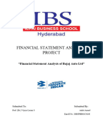 Financial Statement Analysis Project