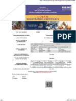 MSME, Udyam Registration Certificate