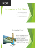 Introduction To Wall Printer Aditya 26.12.2023