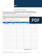 Debt Worksheet