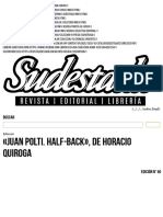 Juan Polti. Half-Back, de Horacio Quiroga