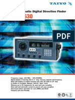 VHF Automatic Digital Direction Finder: L L L L L L L L