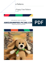 Amigurumi Dog Puppy Free Pattern - Amigurumi Free Patterns