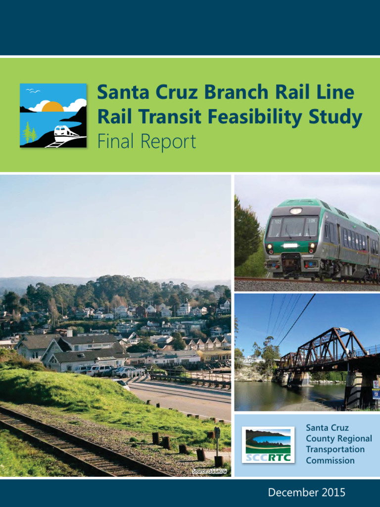 Santa Cruz Rail Transit Feasibility Study | PDF | Public Transport ...
