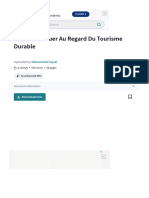 M108 - Se Situer Au Regard Du Tourisme Durable - PDF - Développement Durable - E