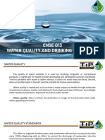 Water Quality and Drinking Water Standards
