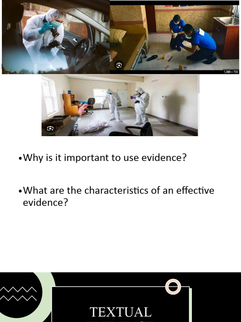 Importance of Textual Evidence in Writing | PDF