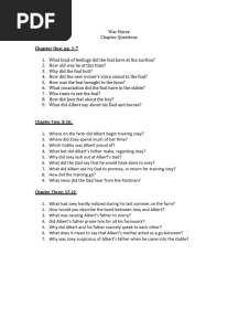 War Horse Questions