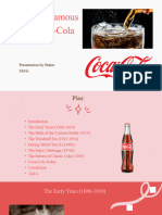History of A Famous Brand Coca-Cola. Presentation 2